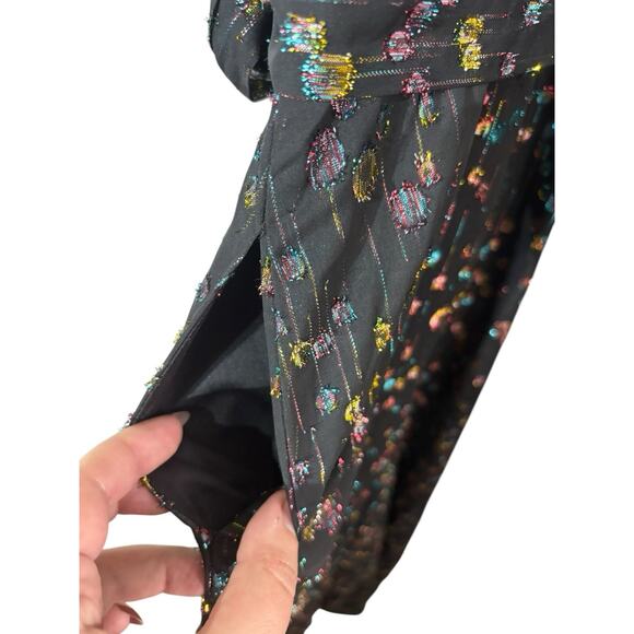 Anthropologie Eva Franco Edita Halter Jumpsuit Sz 2 Multi Metallic $188 Party - Picture 6 of 8